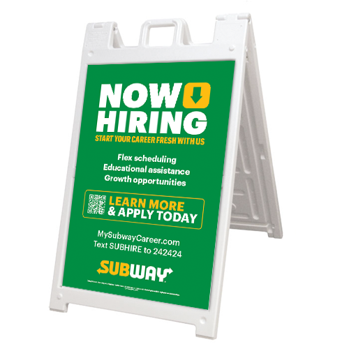 Now Hiring A-Frame/Inserts