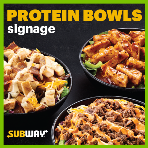Protein Bowls Signage
