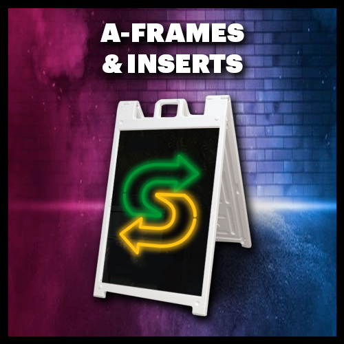 A-FRAMES &amp; INSERTS