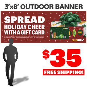 Holiday Gift Cards (3'x8' Banner)