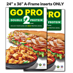 GO PRO Inserts ONLY 24"x36"
