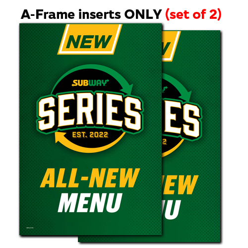 Subway Series A-Frame/Inserts